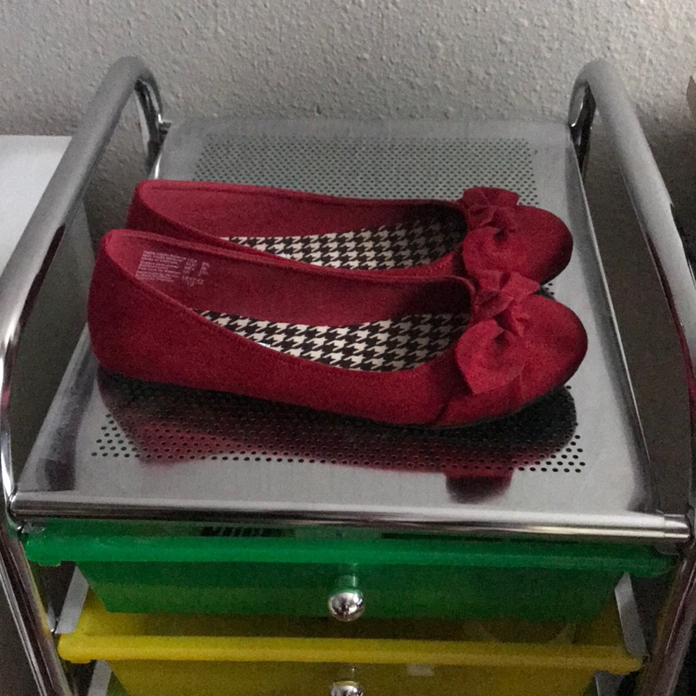Red flats from Payless.